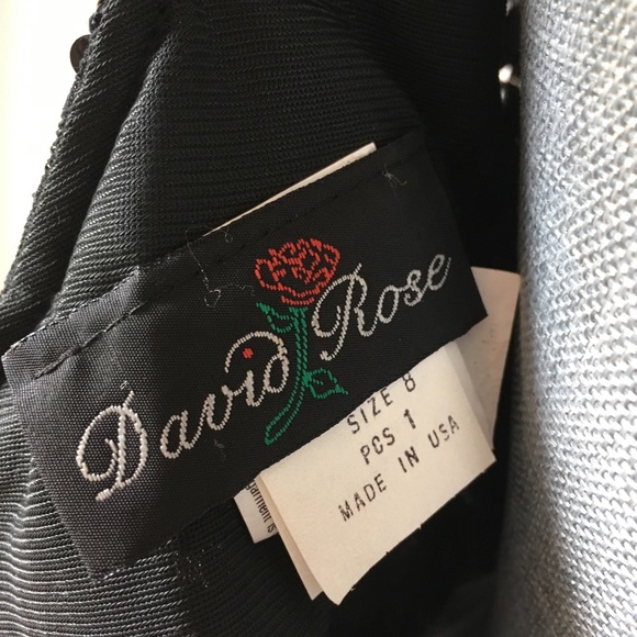 David Rose Sequin Black Dress - Picture 8 of 9